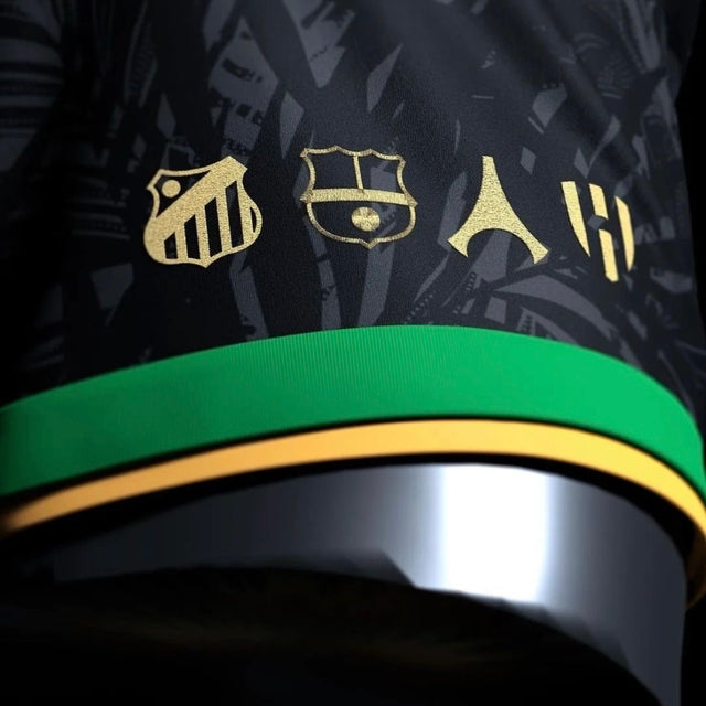 Camisa The Prince Neymar Jr 10 Preta Comma Football - 2023/2024