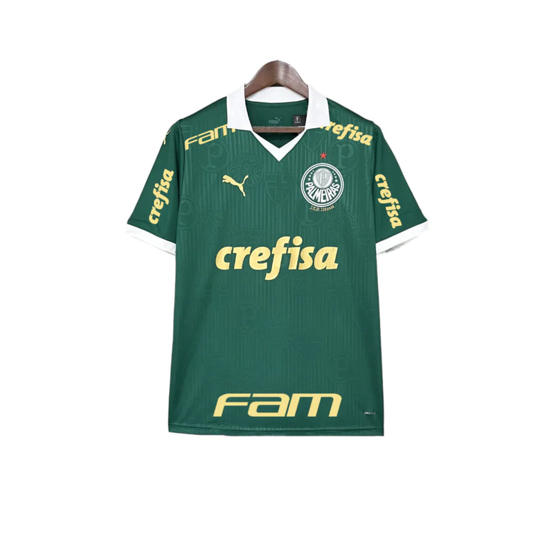 Camisa Palmeiras Home 24/25 s/n° Torcedor Masculino - Verde - Todos os Patrocínios