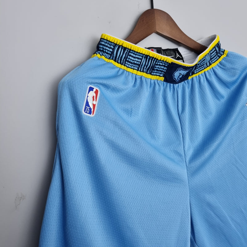 Shorts 75th Anniversary Memphis Grizzlies Jordan Edition Blue Shorts NBA