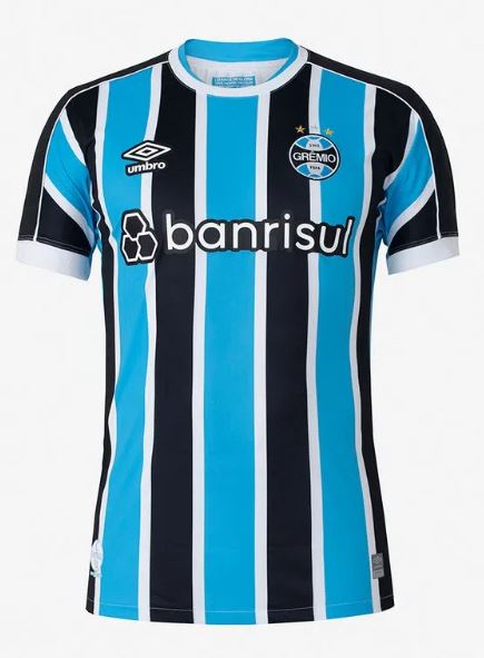 Camisa Grêmio Home 23/24 s/n° Torcedor Masculino - Azul