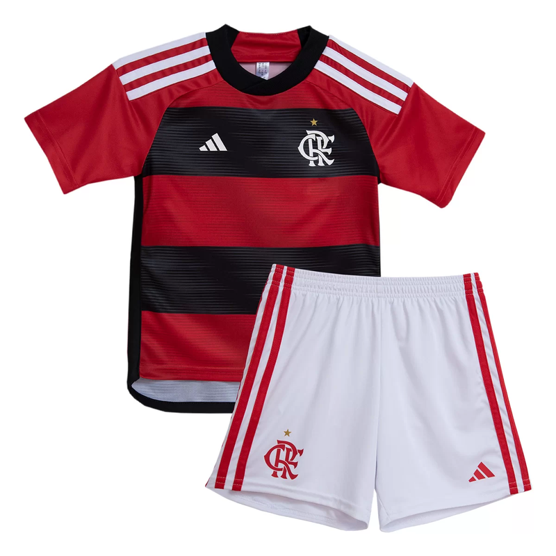 Conjunto Infantil Flamengo Home 23/24 - Vermelho